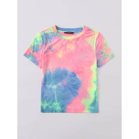 NWT SHEIN EZ wear Tie Dye Tee Size‎ XL - Picture 4 of 8
